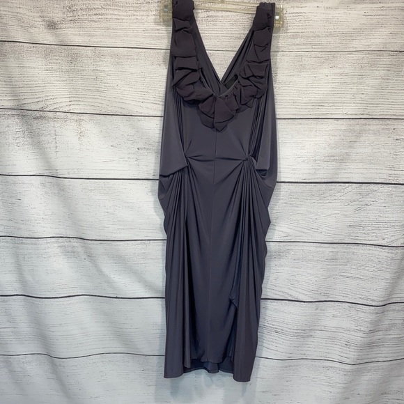 BANANA REPUBLIC MONOGRAM- Gray Sleeveless dress XS - Picture 4 of 9